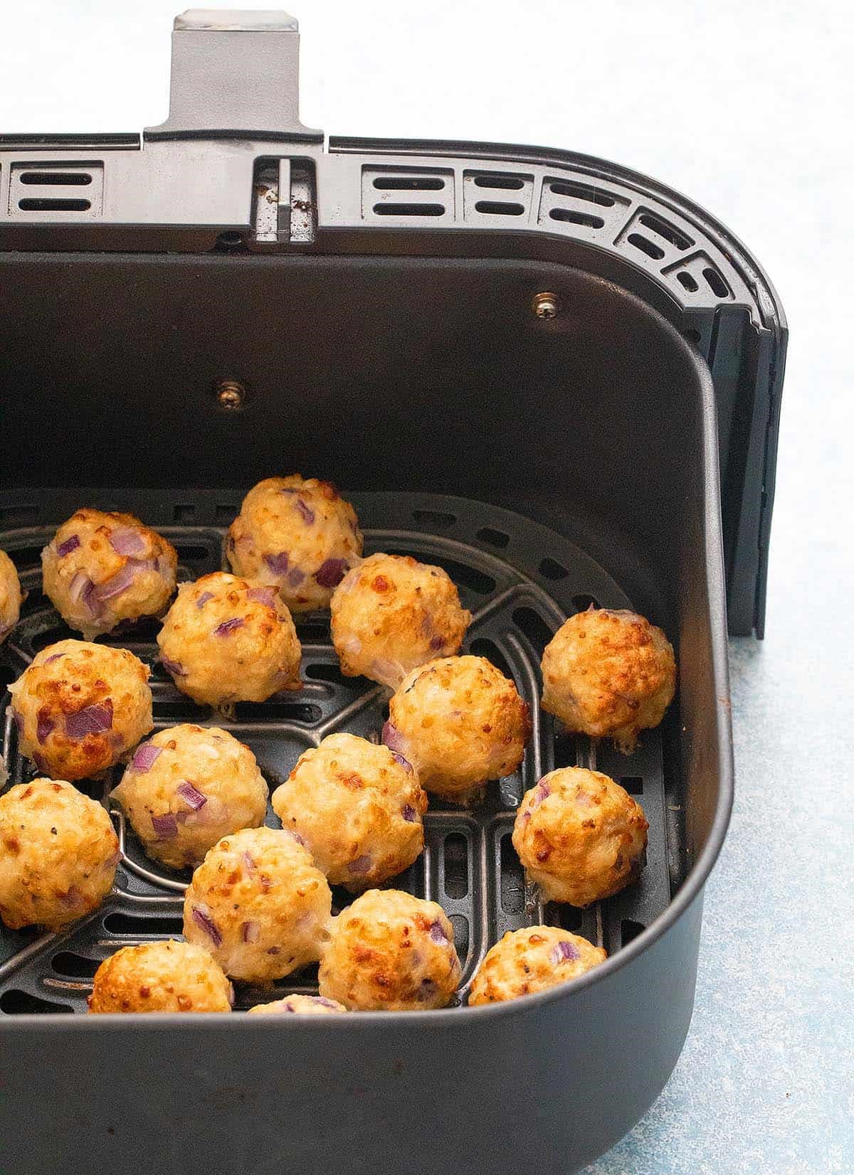 Air Fryer Cheesy Chicken Meatballs Air fryer